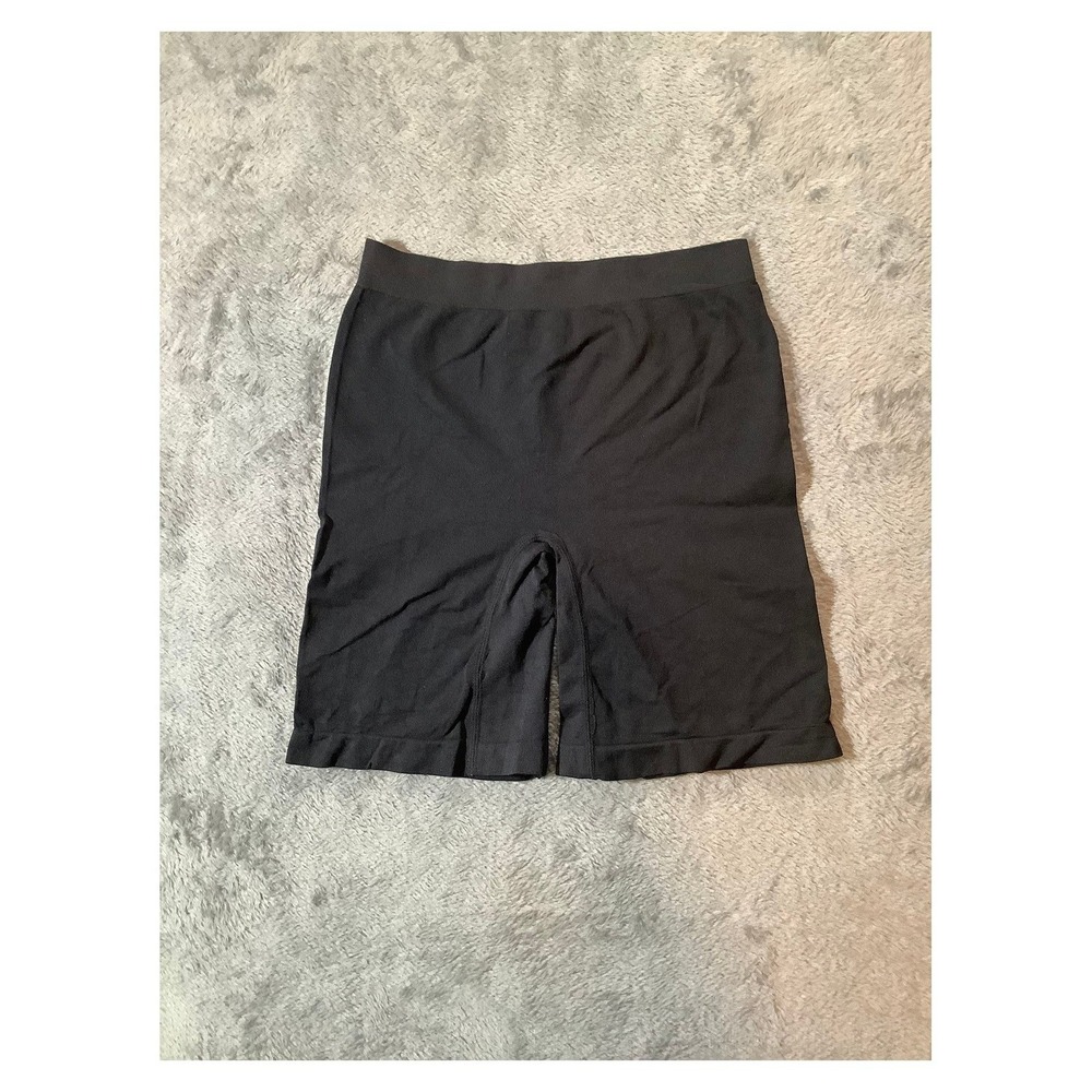 Women's Black Seamless Biker Shorts Size S Compression Yoga Athletic - Picture 5 of 5